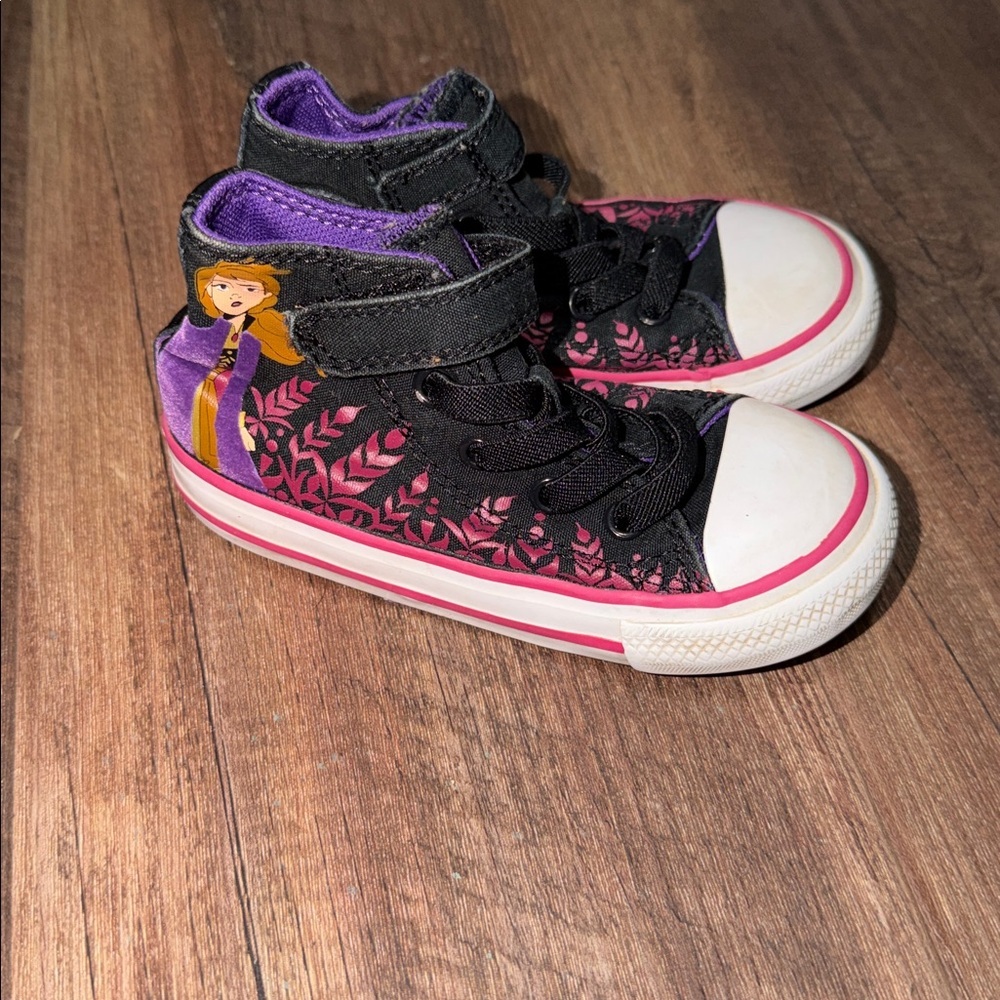 Converse Girls Frozen 2‎ Anna Hi Tops Size 7